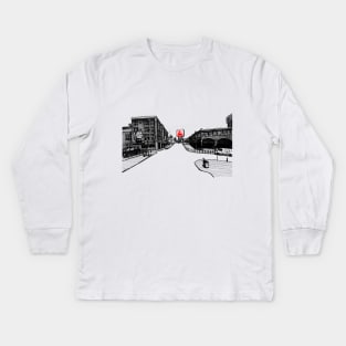 Boston Citgo Sign/ Fenway Shirt Kids Long Sleeve T-Shirt